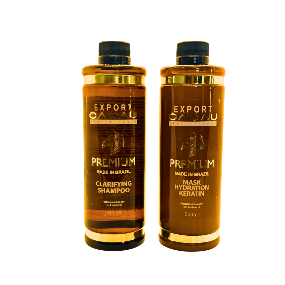 KIT SHAMPOO Y ACONDICIONADOR CUIDADO POST ALISADOS Y BOTOX EXPORT CACAO